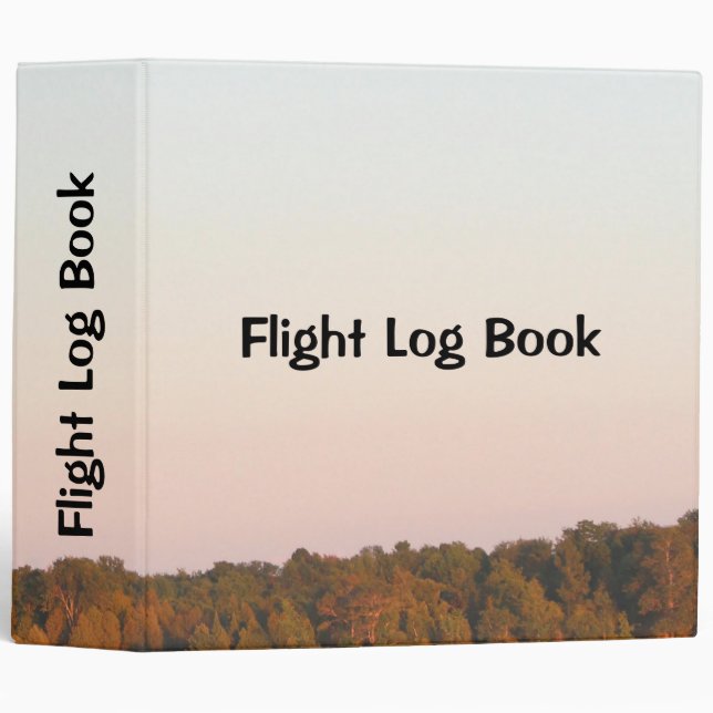 Flight Log Binder (Front/Spine)
