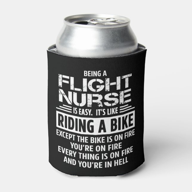 Flight Nurse Can Cooler (Can Front)