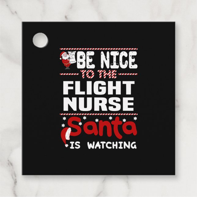 Flight Nurse Favor Tags (Front)