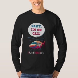 Flight Nurse RN Transport Aeromedicine Medical Wor T-Shirt