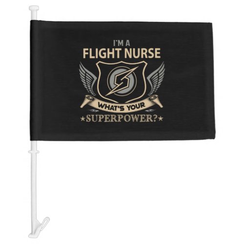 Flight Nurse _ Superpower Car Flag