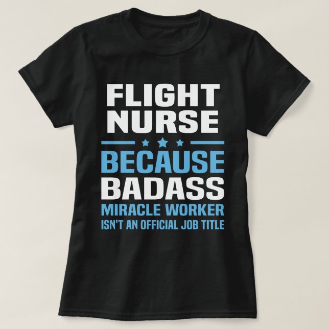 Flight Nurse T-Shirt (Design Front)