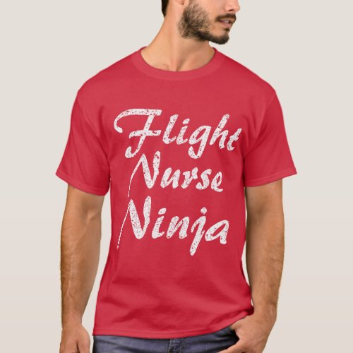 Flight Nurse Tshirt Job Occupation Funny Work Titl