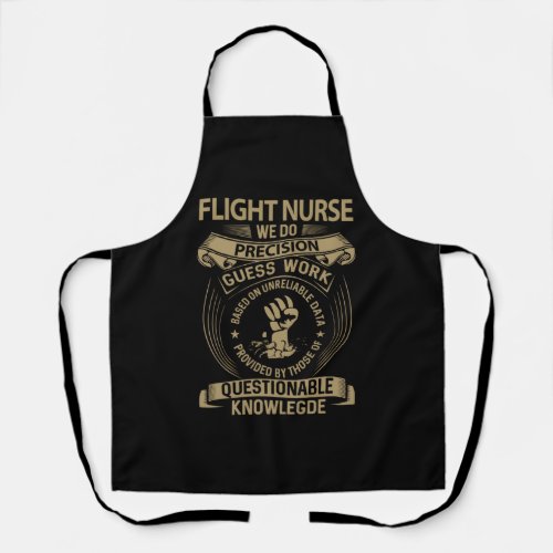 Flight Nurse _ We Do Precision   Apron