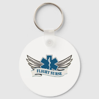 flight nurse wings keychain