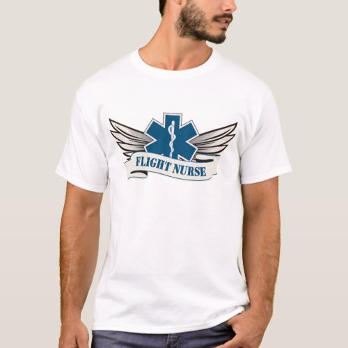 flight nurse wings T_Shirt
