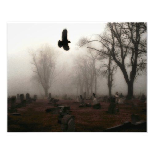 Flight Of A Halloween Crow Photo Print