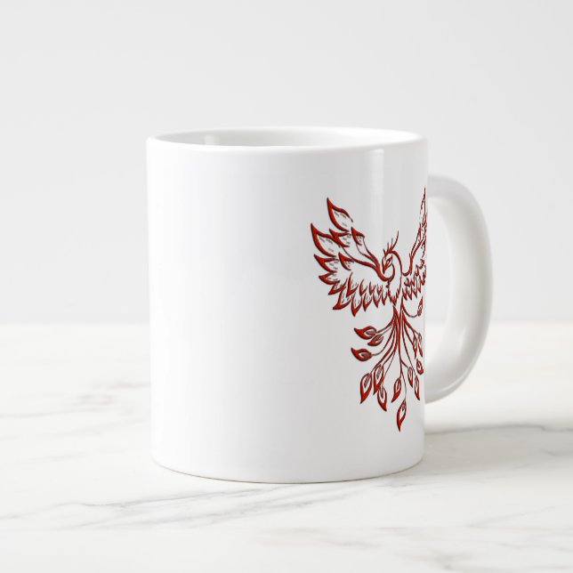 Flight of A Phoenix Giant Coffee Mug (Front Right)