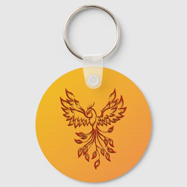 Flight of A Phoenix Keychain (Front)