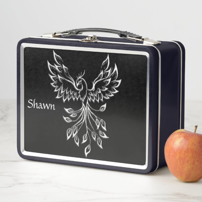 Flight of A Phoenix Personalized Metal Lunch Box (In Situ)