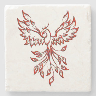 Flight of A Phoenix Stone Coaster