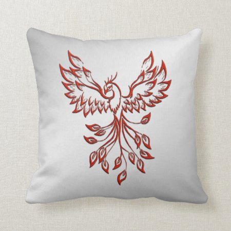 Flight of A Phoenix Throw Pillow