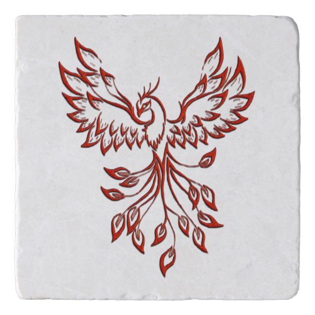 Flight of A Phoenix Trivet (Front)