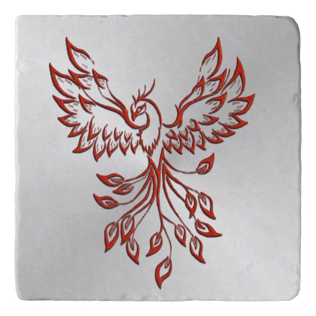 Flight of A Phoenix Trivet (Front)