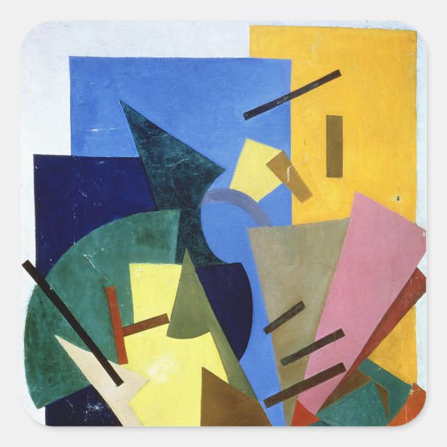 Flight of an Aeroplane, 1916 Square Sticker (Front)