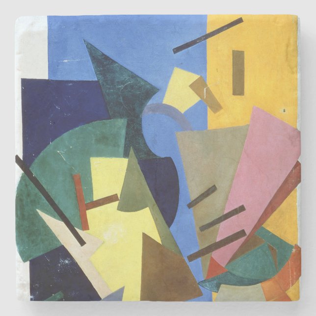 Flight of an Aeroplane, 1916 Stone Coaster (Front)