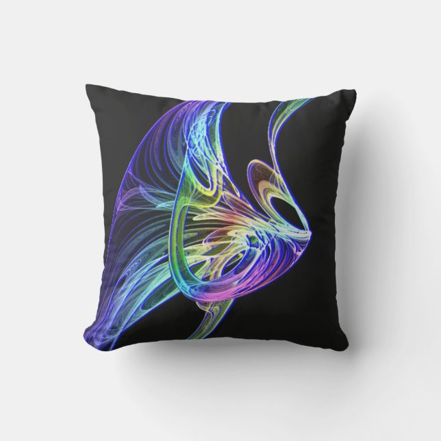 Flight of Color Outdoor Pillow (Front)
