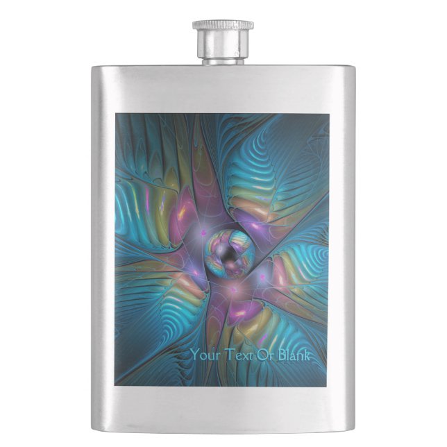 Flight of Fancy Hip Flask (Front)