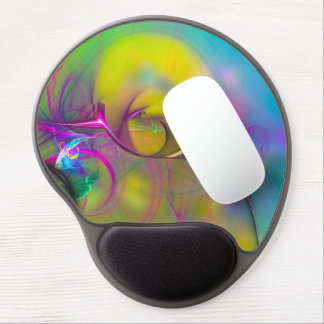 Flight of Icarus - colorful digital abstract art Gel Mouse Pad