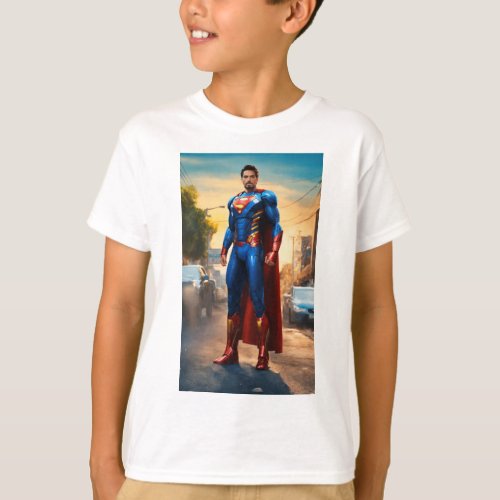 Flight of Justice Superheroic Energy Assault T_Shirt