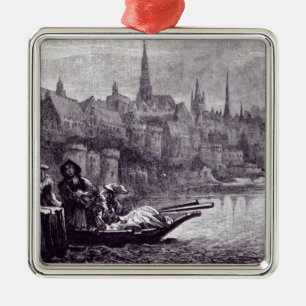 Flight of King James Metal Ornament