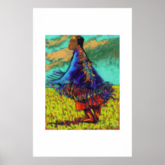 Flight of Little Spirit Eagle Poster