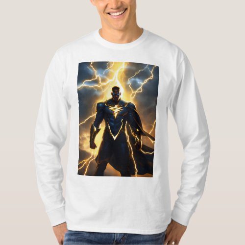 Flight of Power Superhero Soaring  T_Shirt