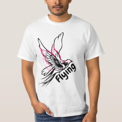 Flight of Serenity Avian Elegance Collection T_Shirt