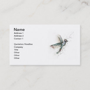 Flight Of The Dragonfly Business Card