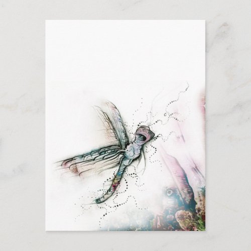 Flight Of The Dragonfly Postcard