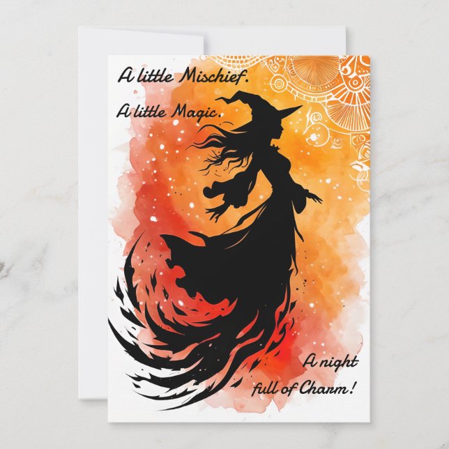 Flight Of The Ember Shadow Invitation (Front)