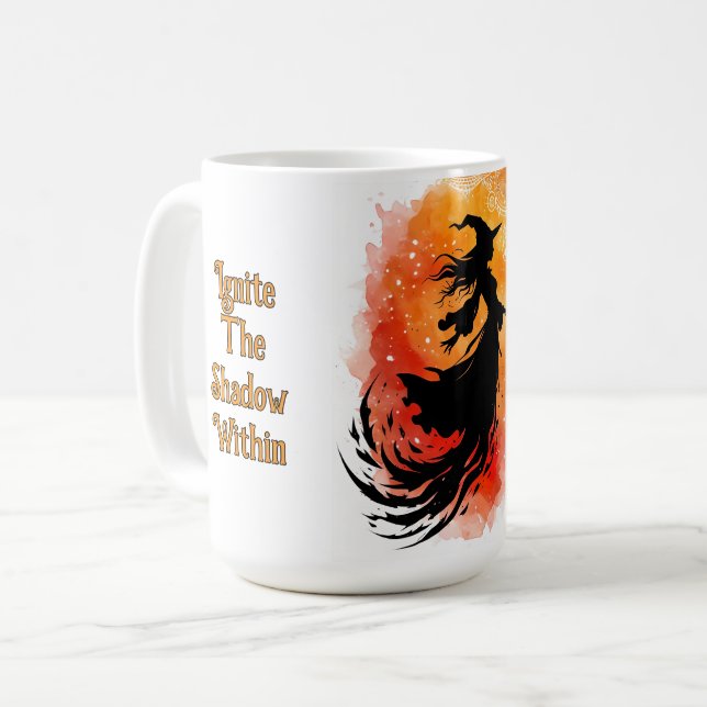 Flight Of The Ember Shadow-Personalize Coffee Mug (Front Left)