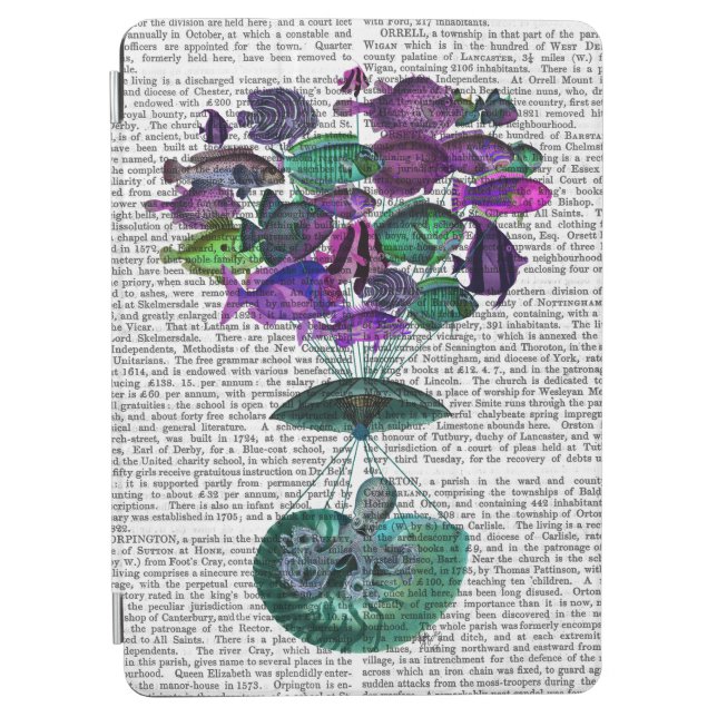 Flight Of The Fish Hot Air Balloon iPad Air Cover (Front)
