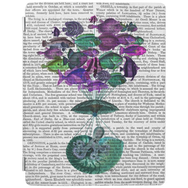 Flight Of The Fish Hot Air Balloon iPad Air Cover (Front)