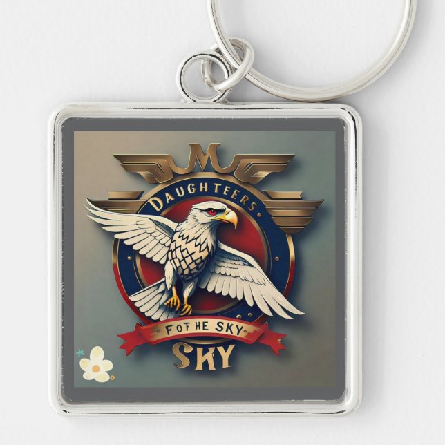 "Flight of the Goddess" Keychain (Front)