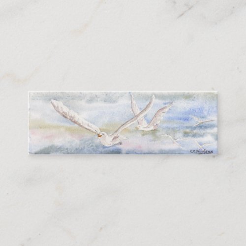 Flight of the Gulls Small Bookmark Mini Business Card