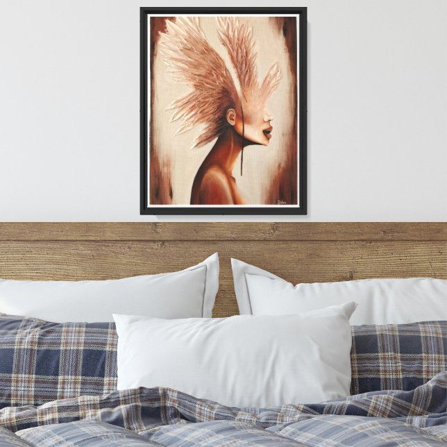 Flight of the Mind Canvas Print (Insitu(Bedroom))