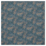 Flight of the peacock abstract pattern fabric