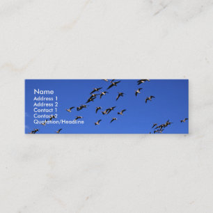 Flight of the Wild Geese   Mini Business Card