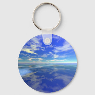 Flight over Water Keychain