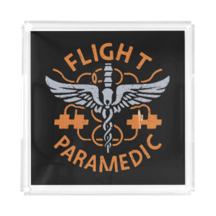 Flight paramedic acrylic tray