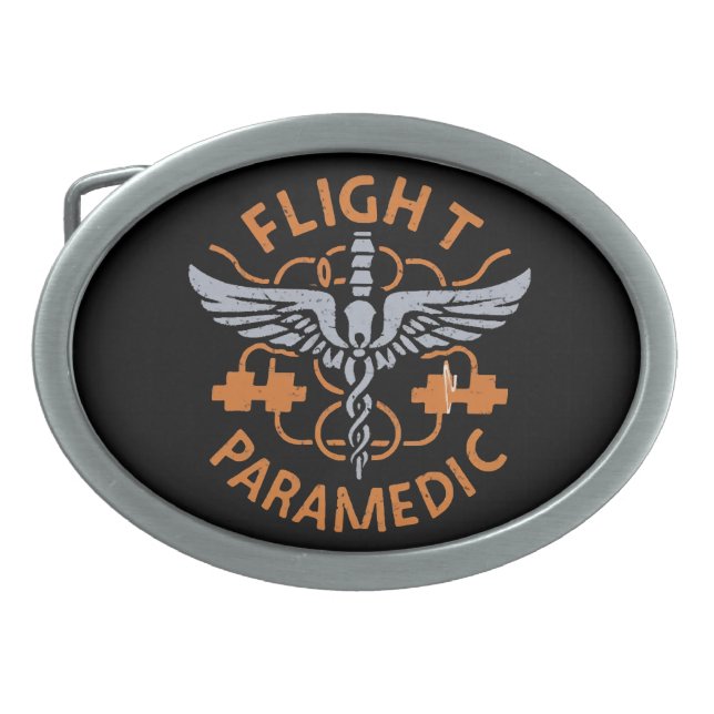 Flight paramedic belt buckle (Front)