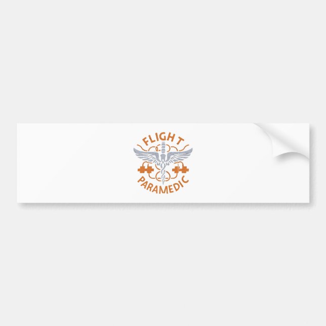 Flight paramedic bumper sticker (Front)