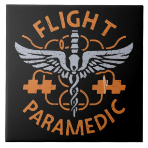 Flight paramedic ceramic tile