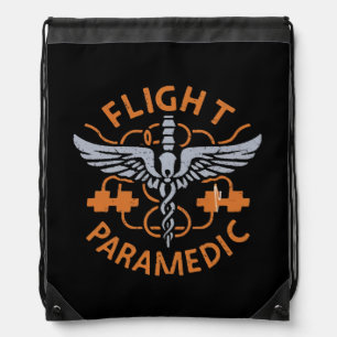 Flight paramedic drawstring bag