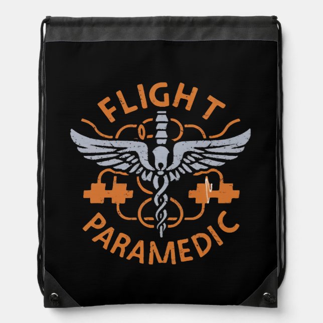Flight paramedic drawstring bag (Front)