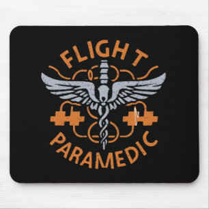 Flight paramedic mouse pad