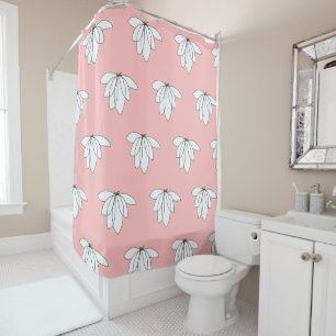 FLIGHT Peach     Shower Curtain