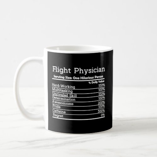 Flight physician flight doctor and flight surgeon  coffee mug