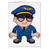 Flight pilot in sunglasses (Front)